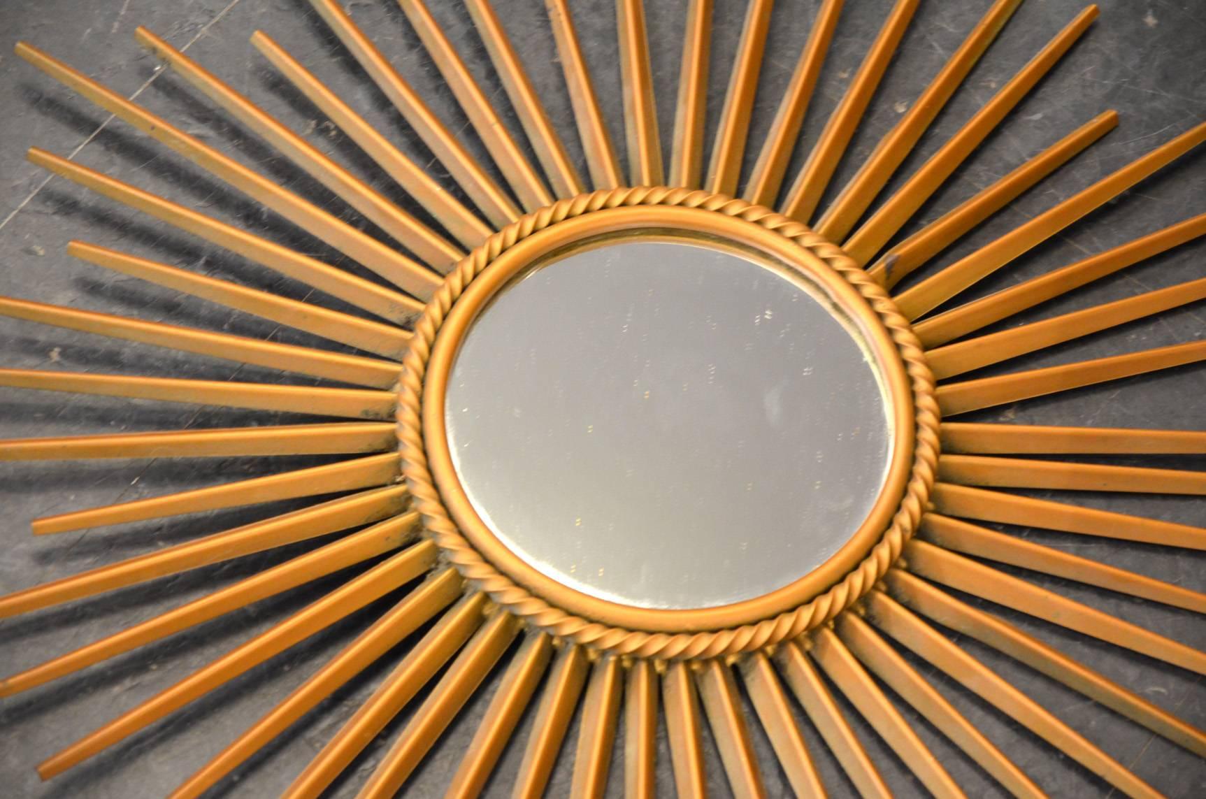 Fantastic Set of Four Chatty Vallauris Mirrors, circa 1960 In Good Condition In Megeve, FR