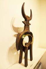 Dominique Pouchain Black Ovale Taurus Ceramic Sculpture
