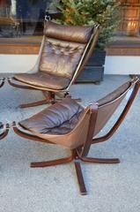 Huge Set of Four Sigurd Ressel Falcon Armchairs, circa 1960