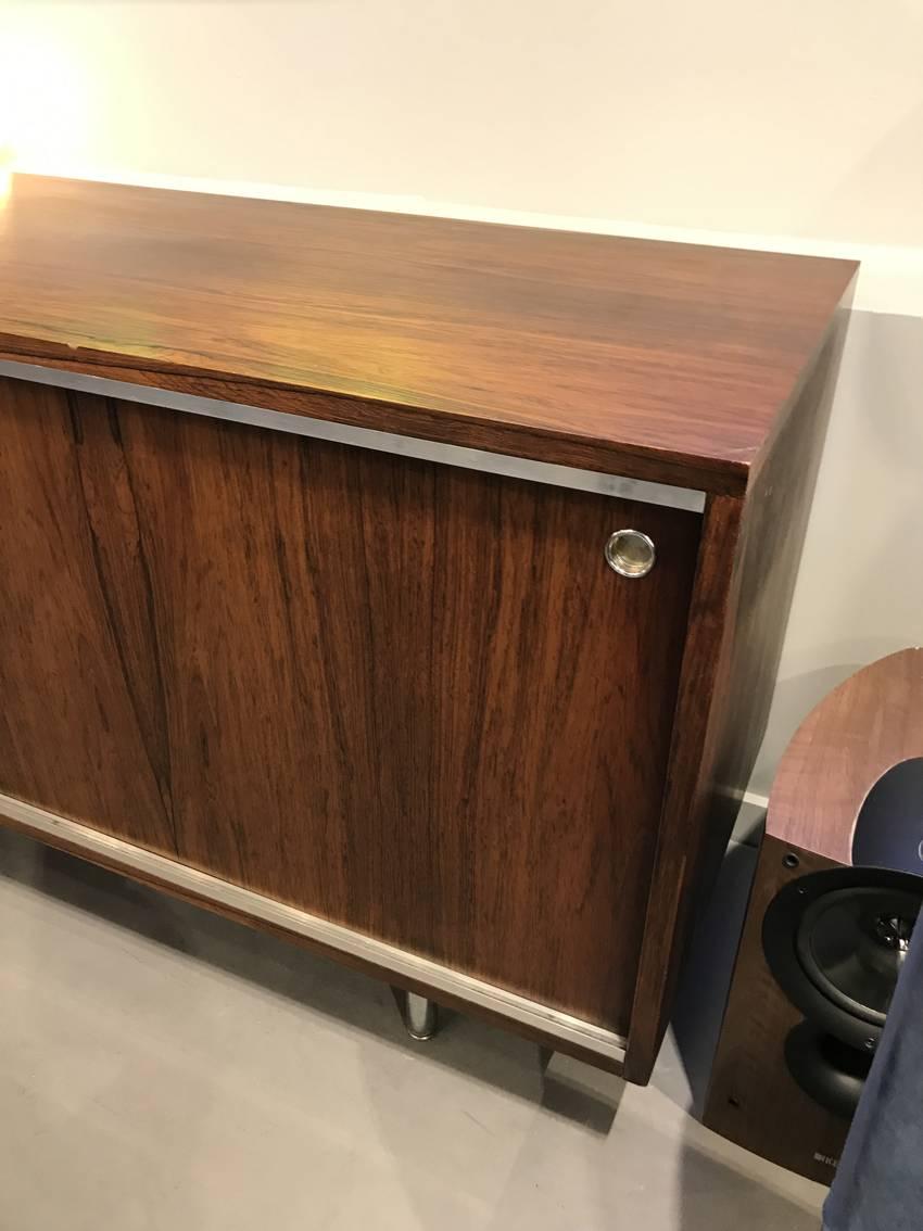 Mid-20th Century Fantastic Georges Nelson Italian Rosewood Sideboard, circa 1960 For Sale