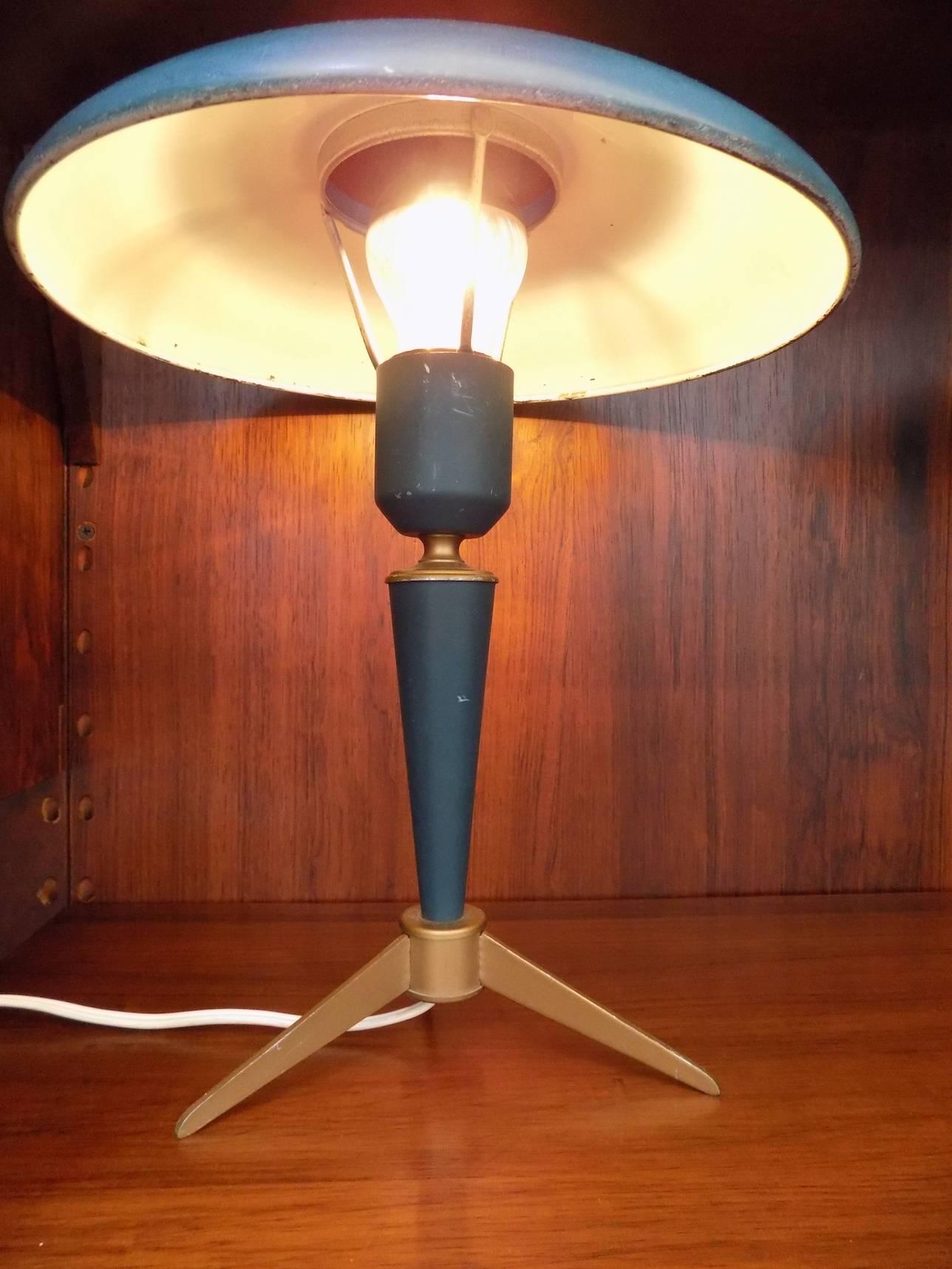 Dutch Beautiful Pair of Louis Kalff Table Lamp, circa 1960