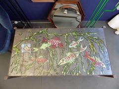 Fantastic Jacques Adnet and Colette Gueden Cocktail Table, circa 1960