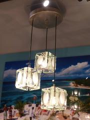 Fantastic Max Ingrand Glass Chandelier, circa 1970