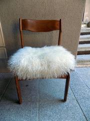 Beautiful Set of Eight Reupholstered Danish Chairs, circa 1960