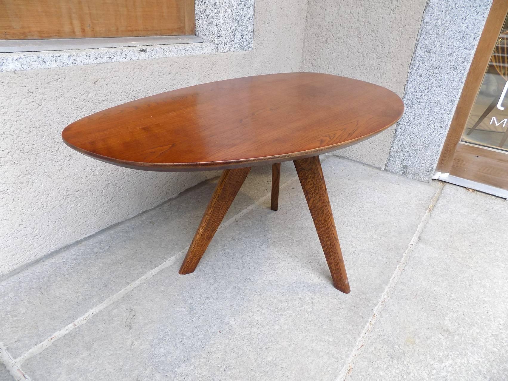 Mid-Century Modern Italian Free Form Coffee Table, circa 1960 For Sale