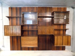 Huge Rosewood Wall-Unit by Poul Cadovius, Denmark, 1970s