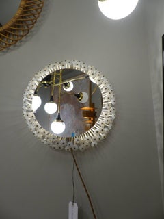 Fantastic Emil Stejnar Light Mirror for Rupert Nikoll, circa 1960