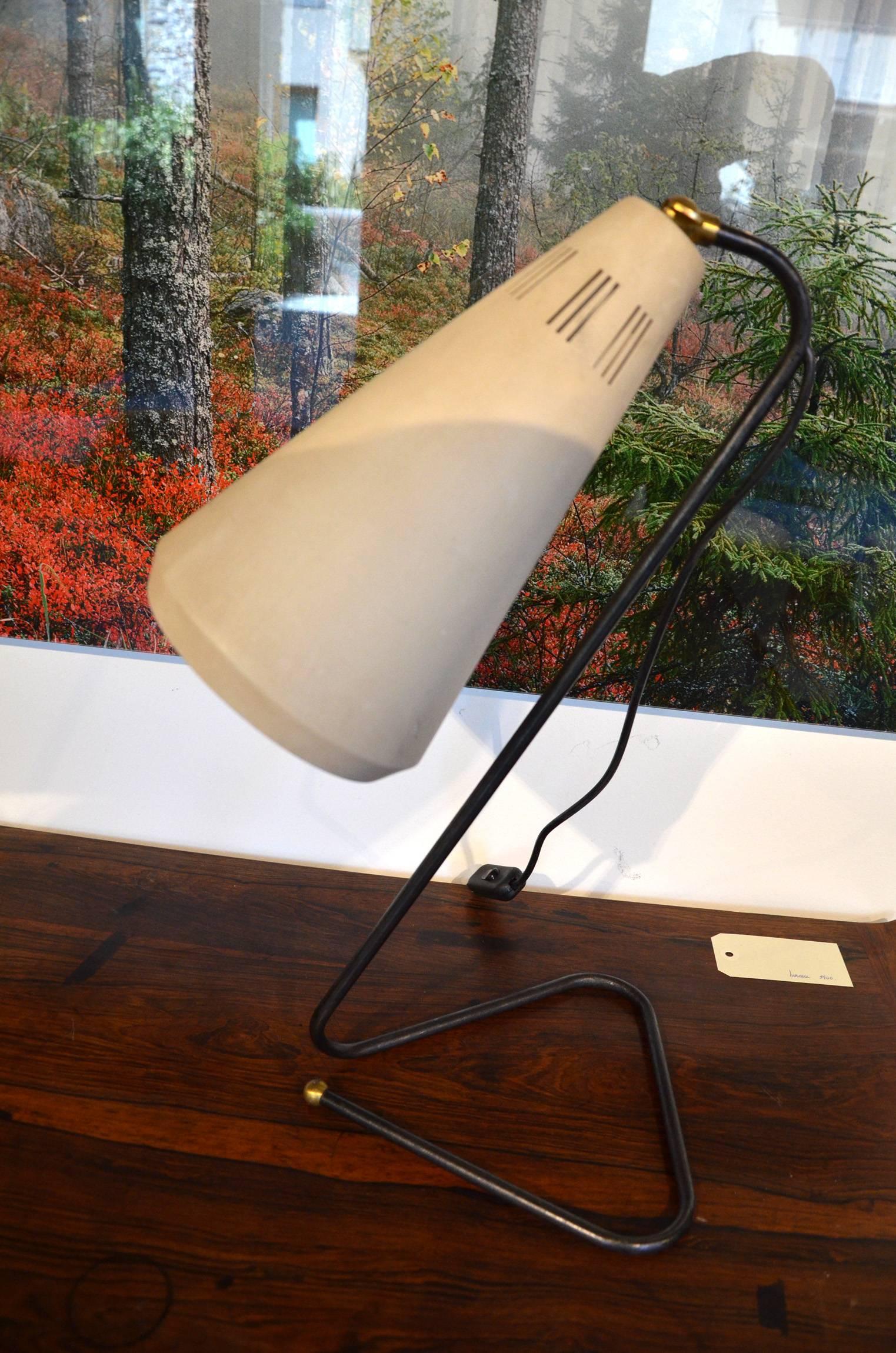 Mid-Century Modern Beautiful Louis Kalff Table Lamp, circa 1960 For Sale