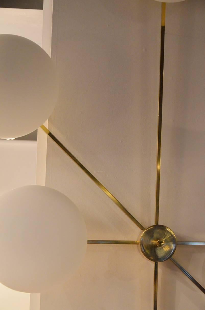 Beautiful Italian Angelo Lelli Style Ceiling Light 1