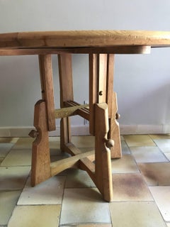 Beautiful Guillerme et Chambron Coffee Table, circa 1960