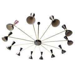 Italian Spider twelve lights Chandelier