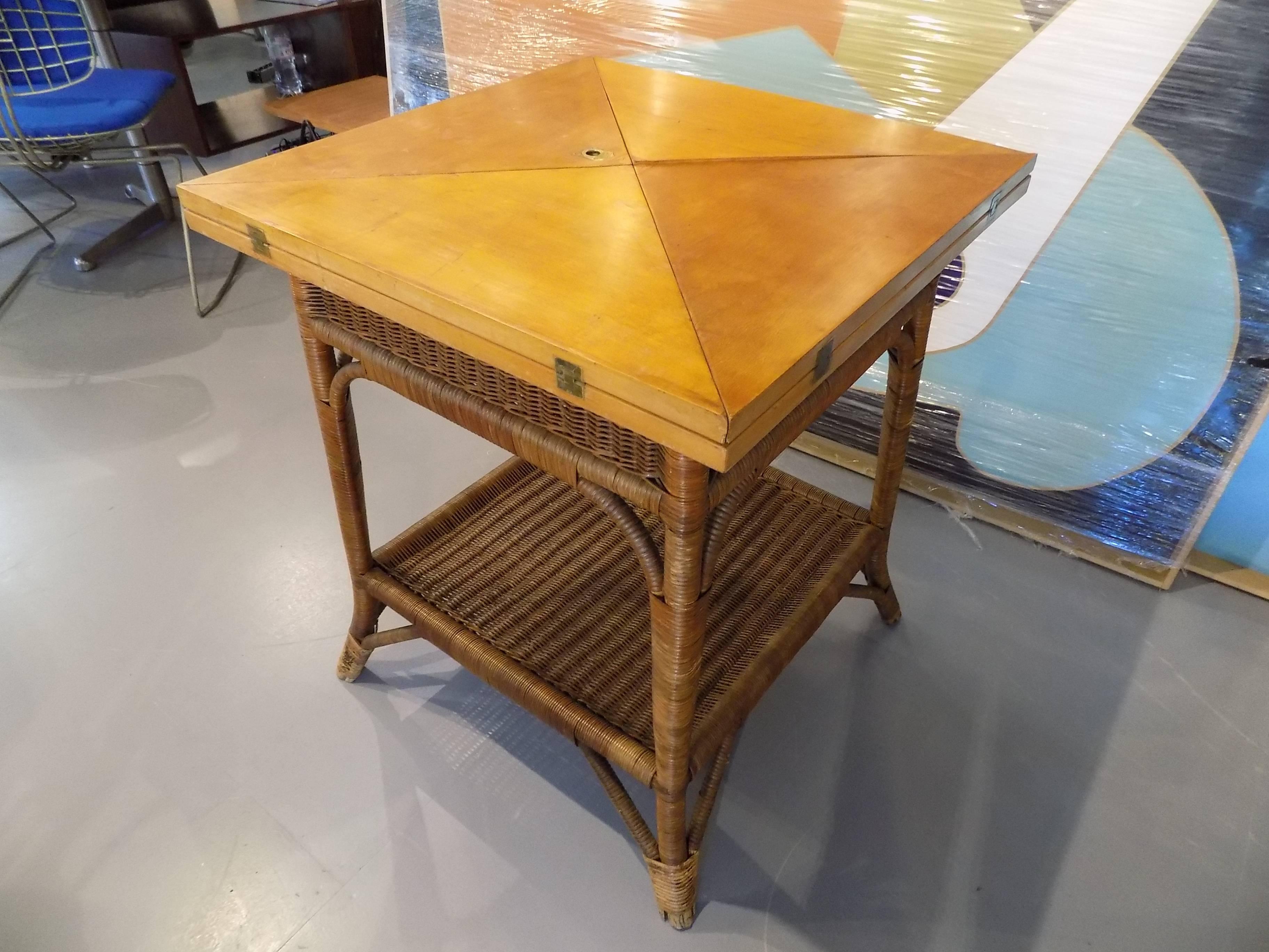 Fantastic 1960 French Game Table In Good Condition For Sale In Megeve, FR