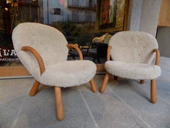 Pair of Philipp Arctander "Clam" Armchairs, circa 1940