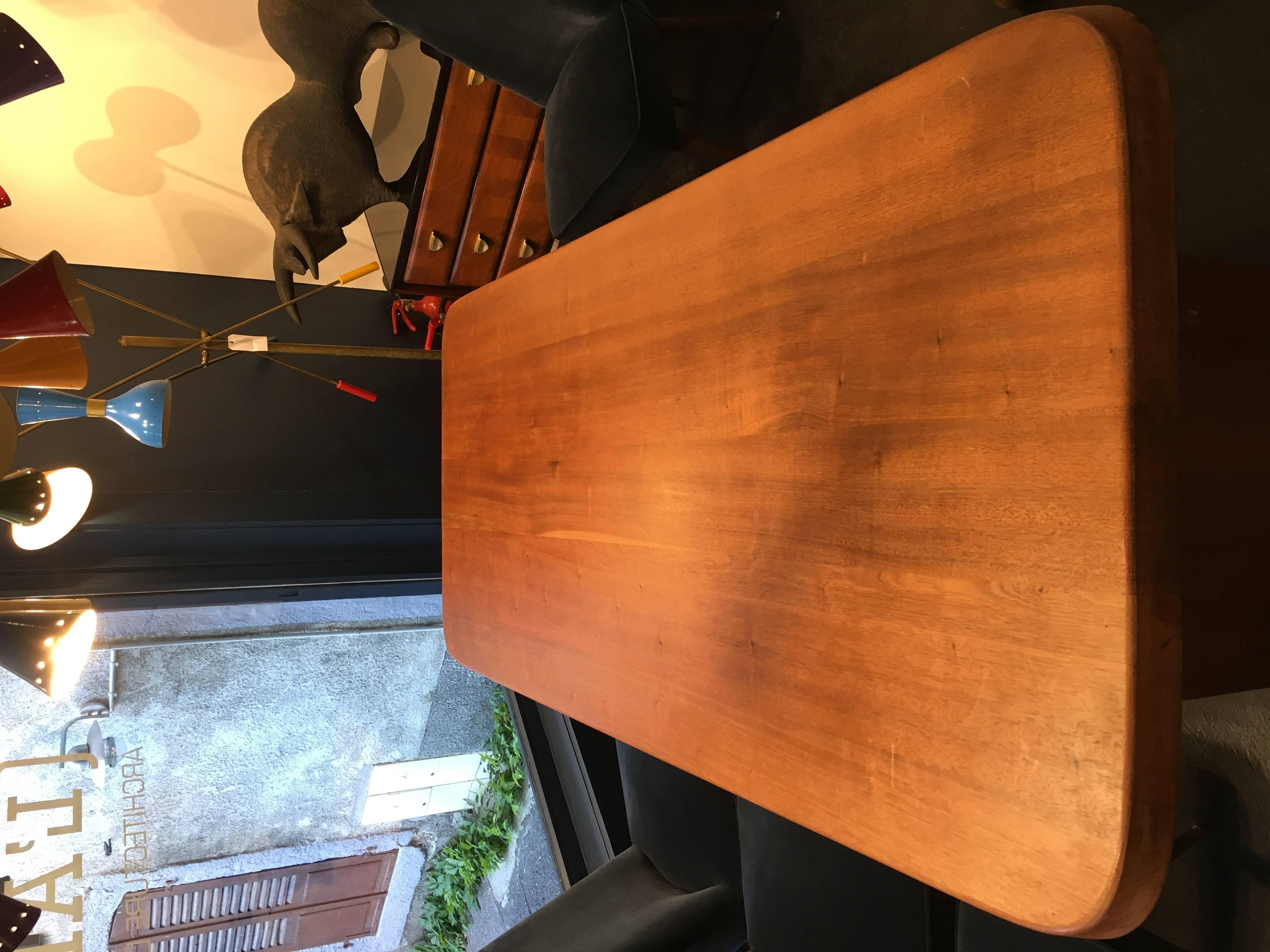 Fantastic Pierre Chapo dining table in excellent condition.