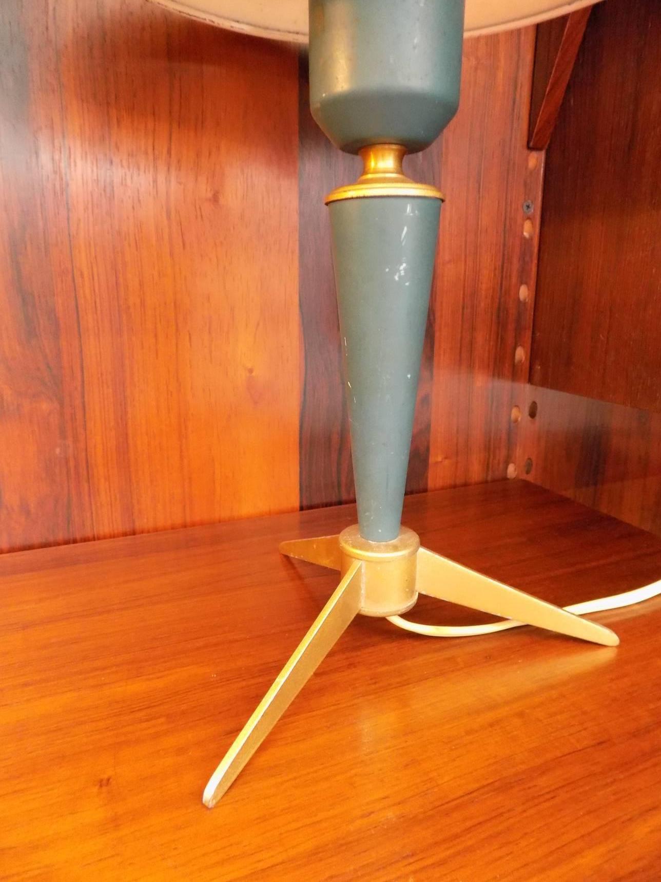 Beautiful Pair of Louis Kalff Table Lamp, circa 1960 In Good Condition In Megeve, FR