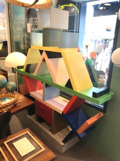 Fantastique Ettore Sotsass Carlton pour Memphis, Milan, datant d'environ 1980