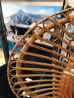 Gio Ponti and Lio Carminati Wicker Armchair, circa 1960