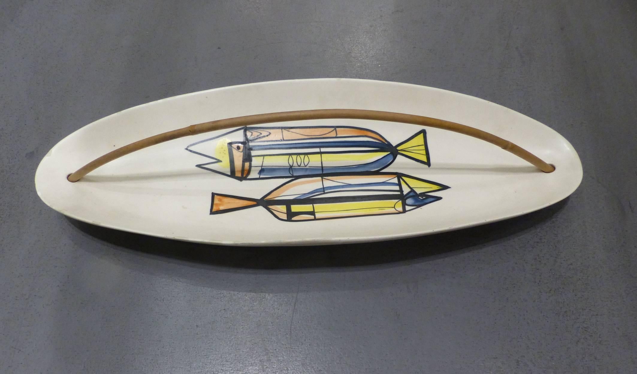 French Roger Capron Beautiful Ceramic, circa 1960 For Sale