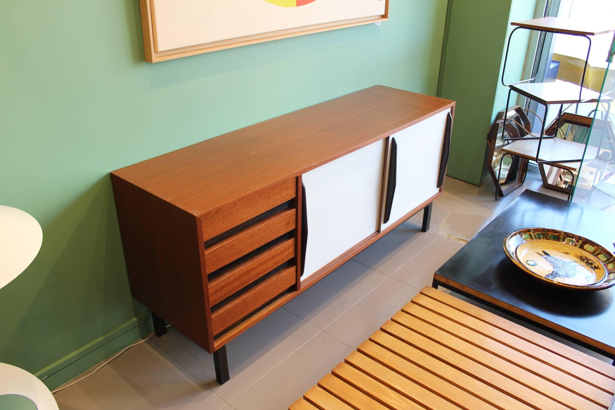 Fantastic Charlotte Perriand Cansado Sideboard, circa 1950 For Sale 2