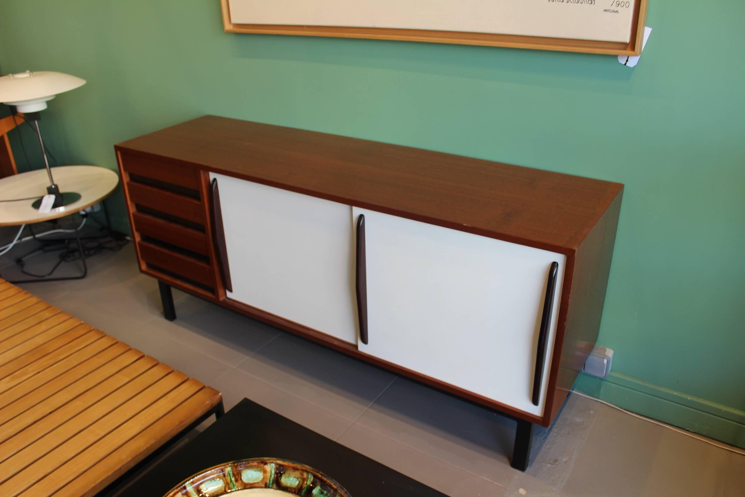 Mid-Century Modern Fantastic Charlotte Perriand Cansado Sideboard, circa 1950 For Sale