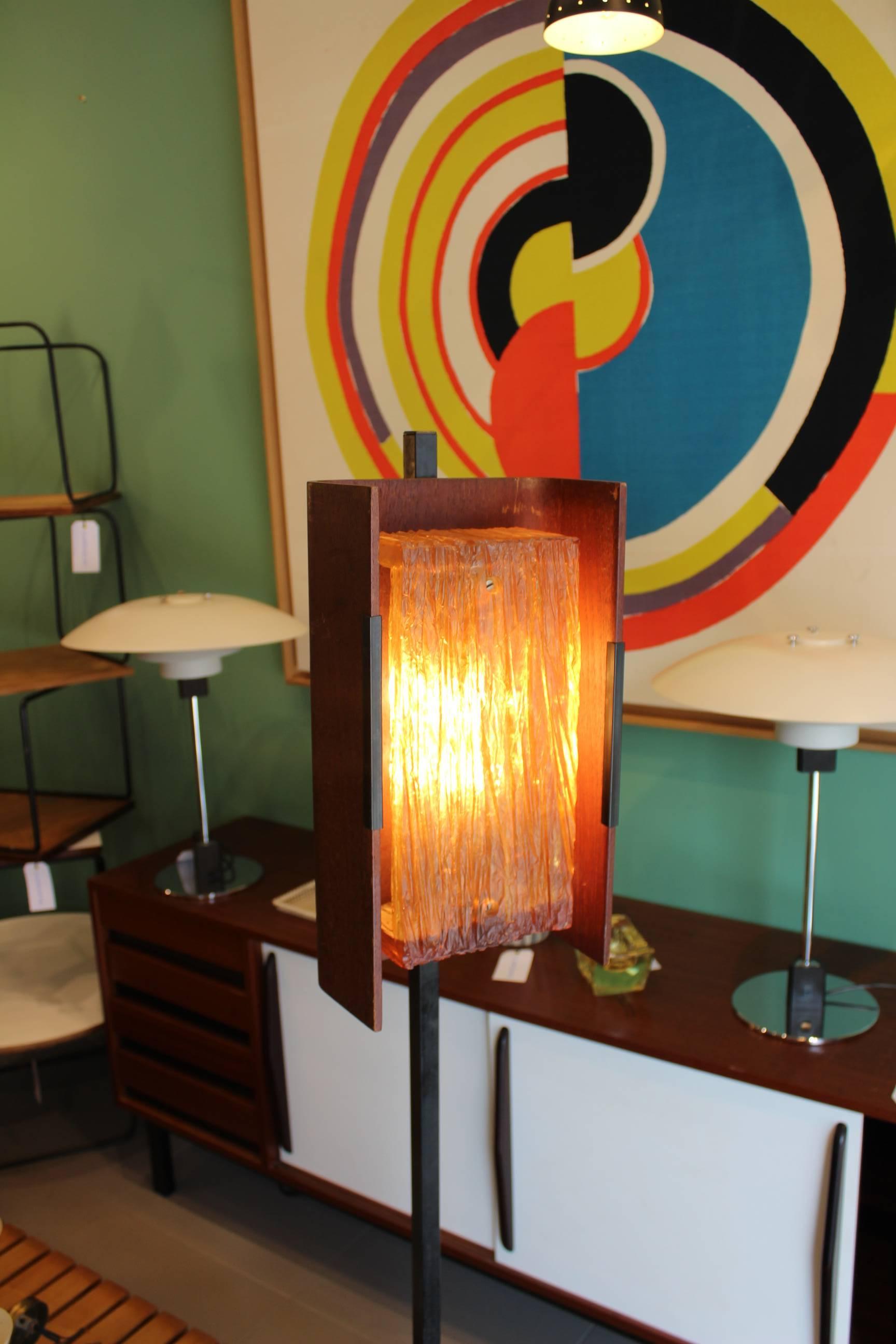 Beautiful Floor Lamp, circa 1960 In Good Condition In Megeve, FR