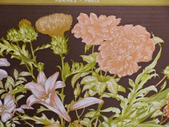 Beautiful Hermes Scarf Mounted on Panel, circa 1960