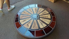 Roger Capron Beautiful Cocktail Ceramic Table, circa 1960