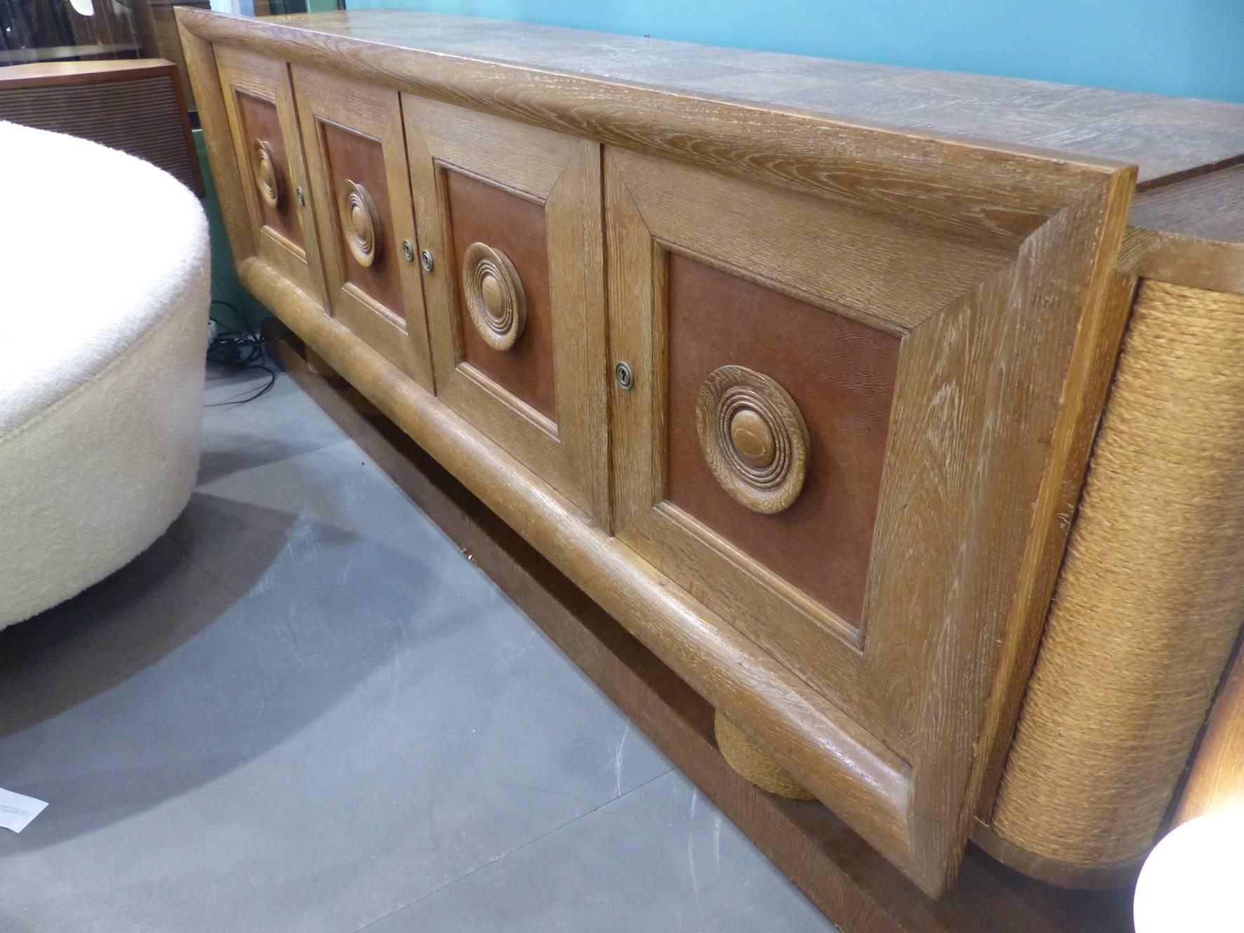 Mid-Century Modern Fantastic Audoux Minet Sideboard, circa 1950 For Sale
