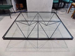 Black Metal, Paolo Piva Alanda Coffee Table, circa 1970