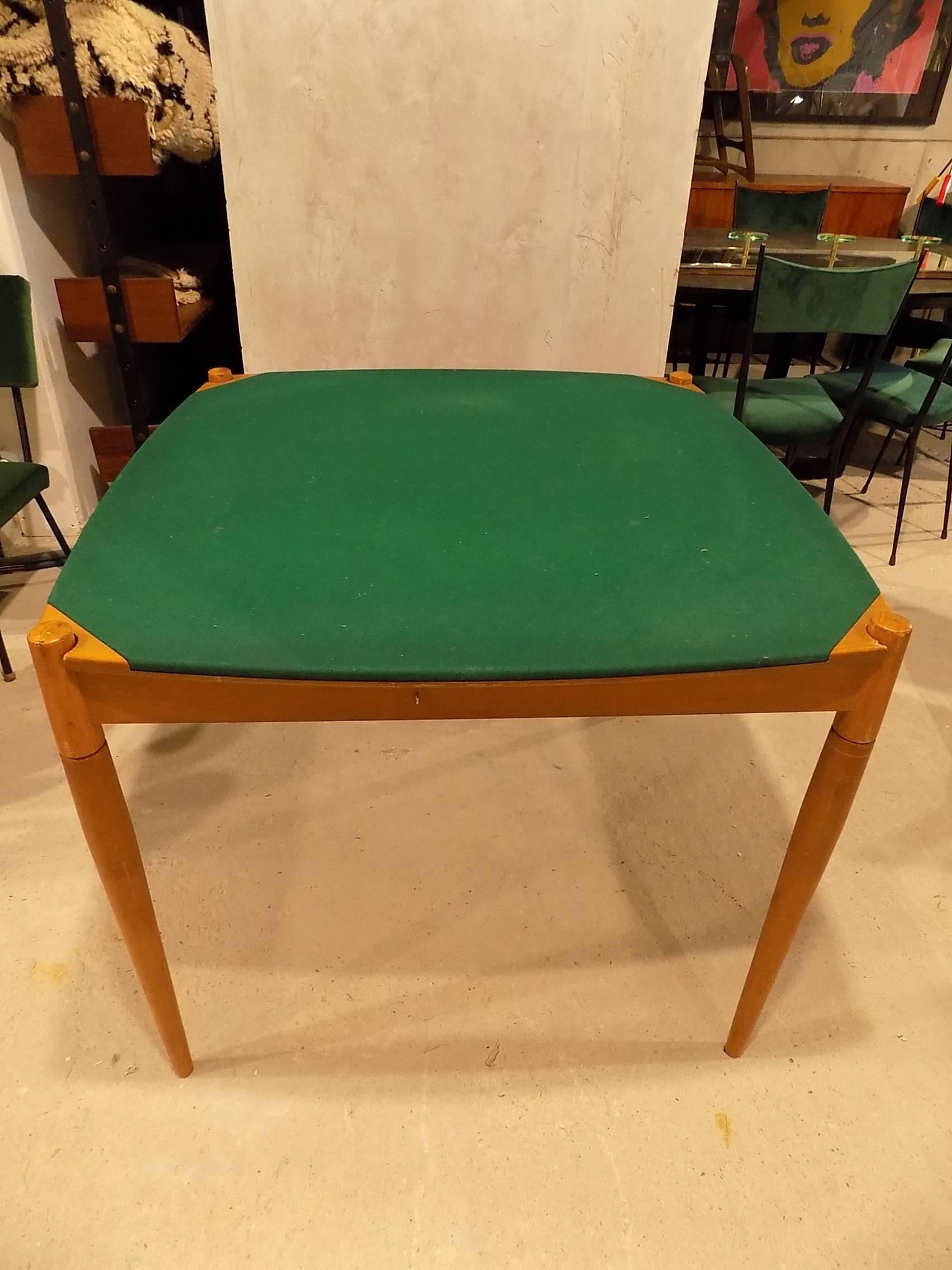 Beautiful game table, circa 1960 in excellent condition.