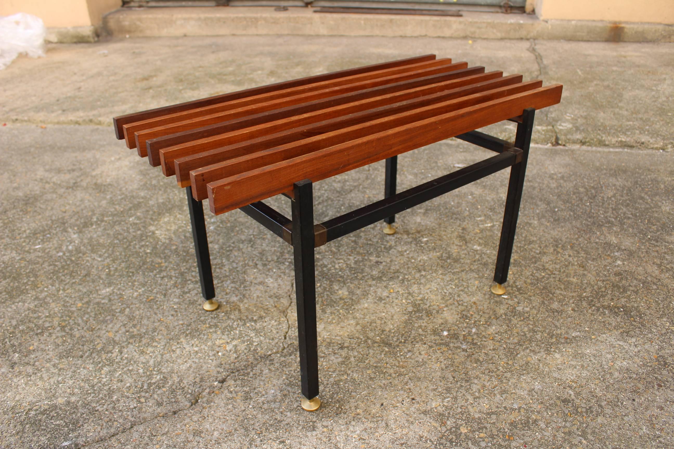 Mid-20th Century Beautiful Bench, circa 1960 For Sale