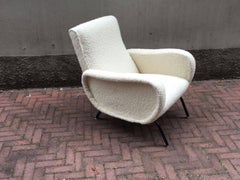 Beautiful Pair of Italian Armchairs in the Taste of Marco Zanuso