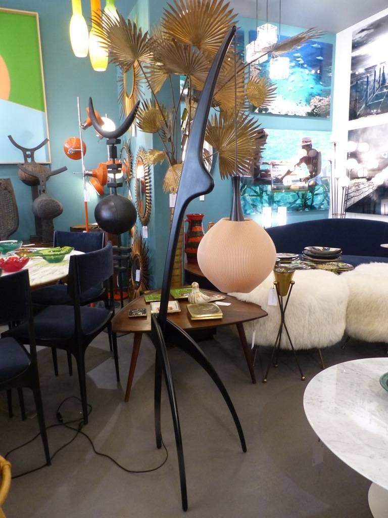 Fantastic Jean Rispal Praying Mantis Floor Lamp, circa 1950 For Sale at ...