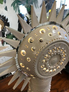 Georges Pelletier Fantastic Ceramic Sun Lamp