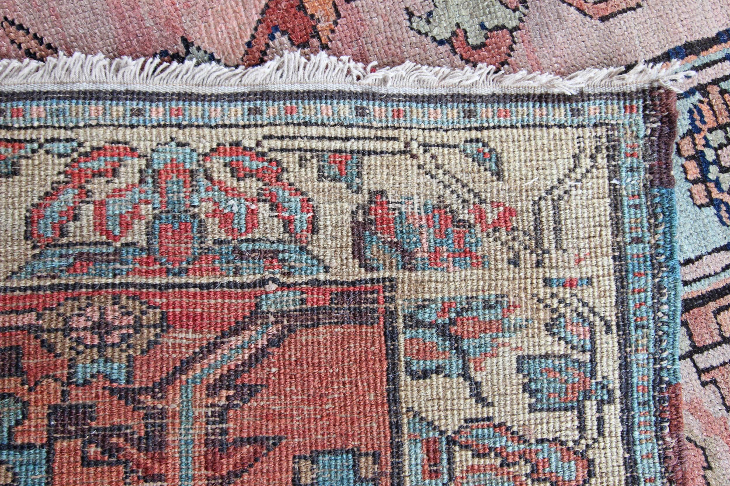 19th Century Antique Bakshaish Carpet For Sale