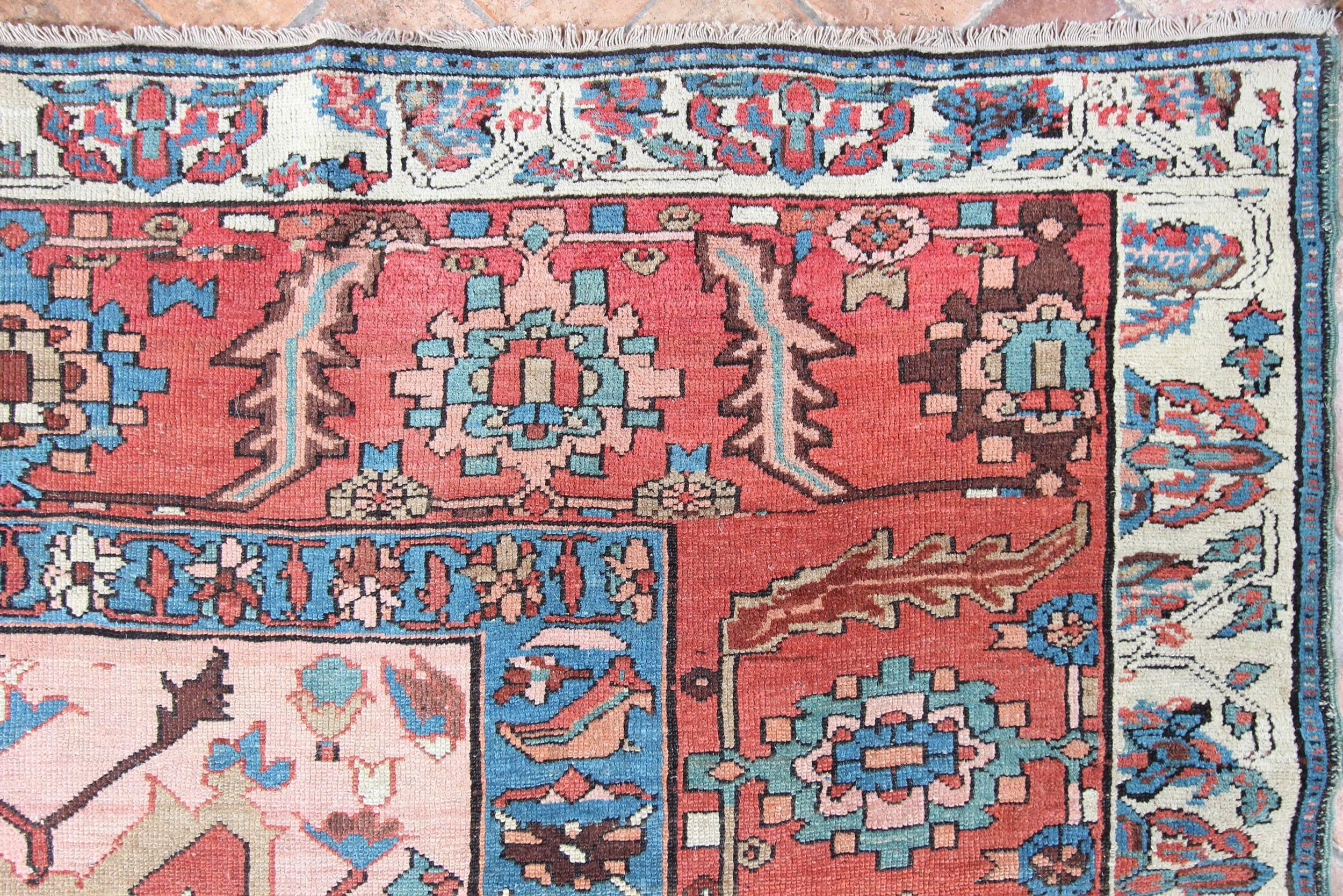 Antique Bakshaish Carpet For Sale 3