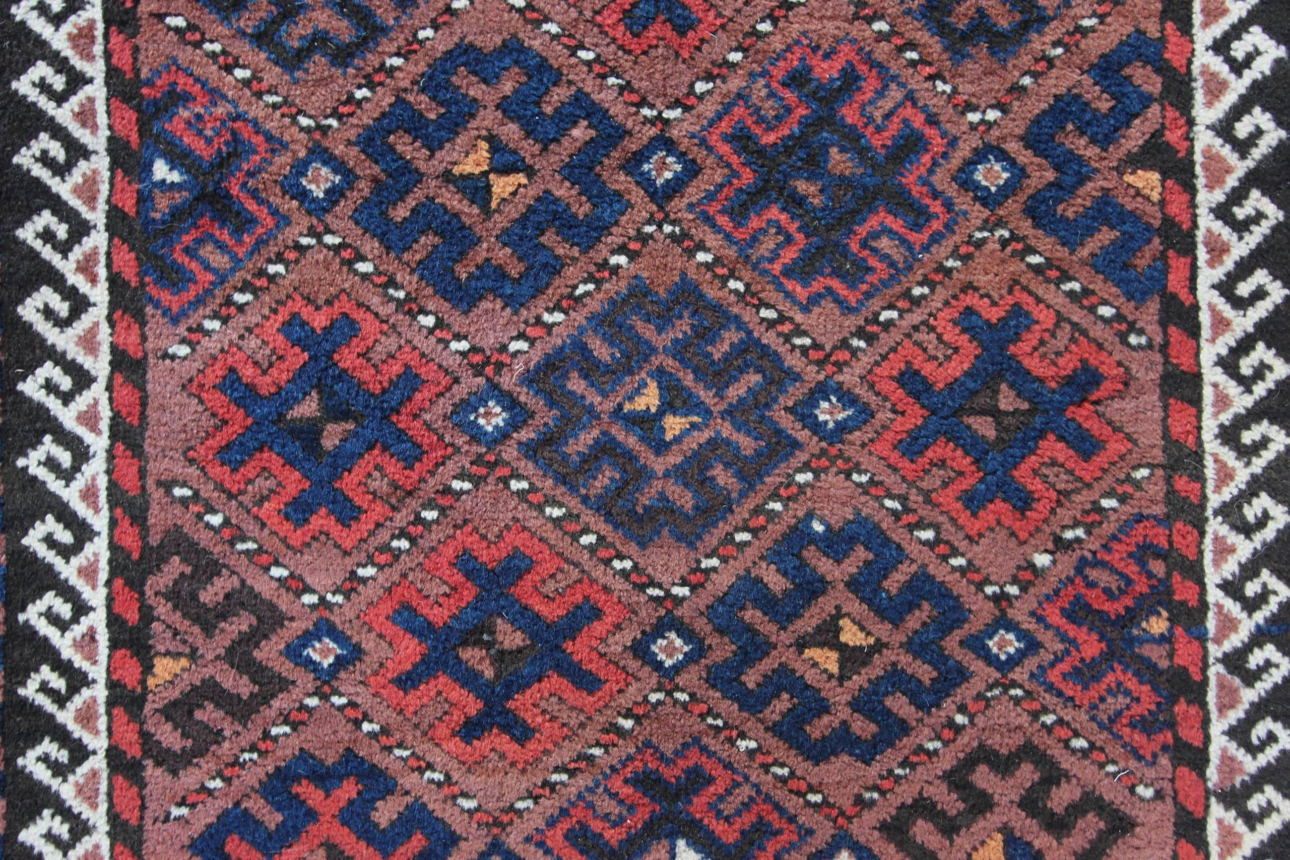 Wool Antique Baluch Rug