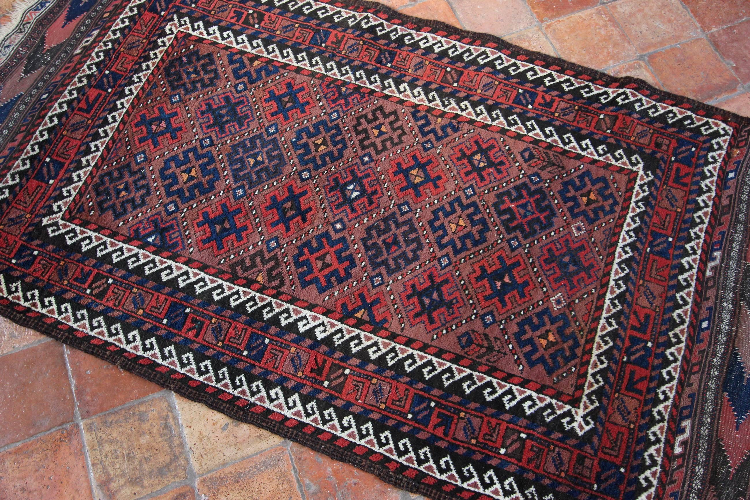 19th Century Antique Baluch Rug