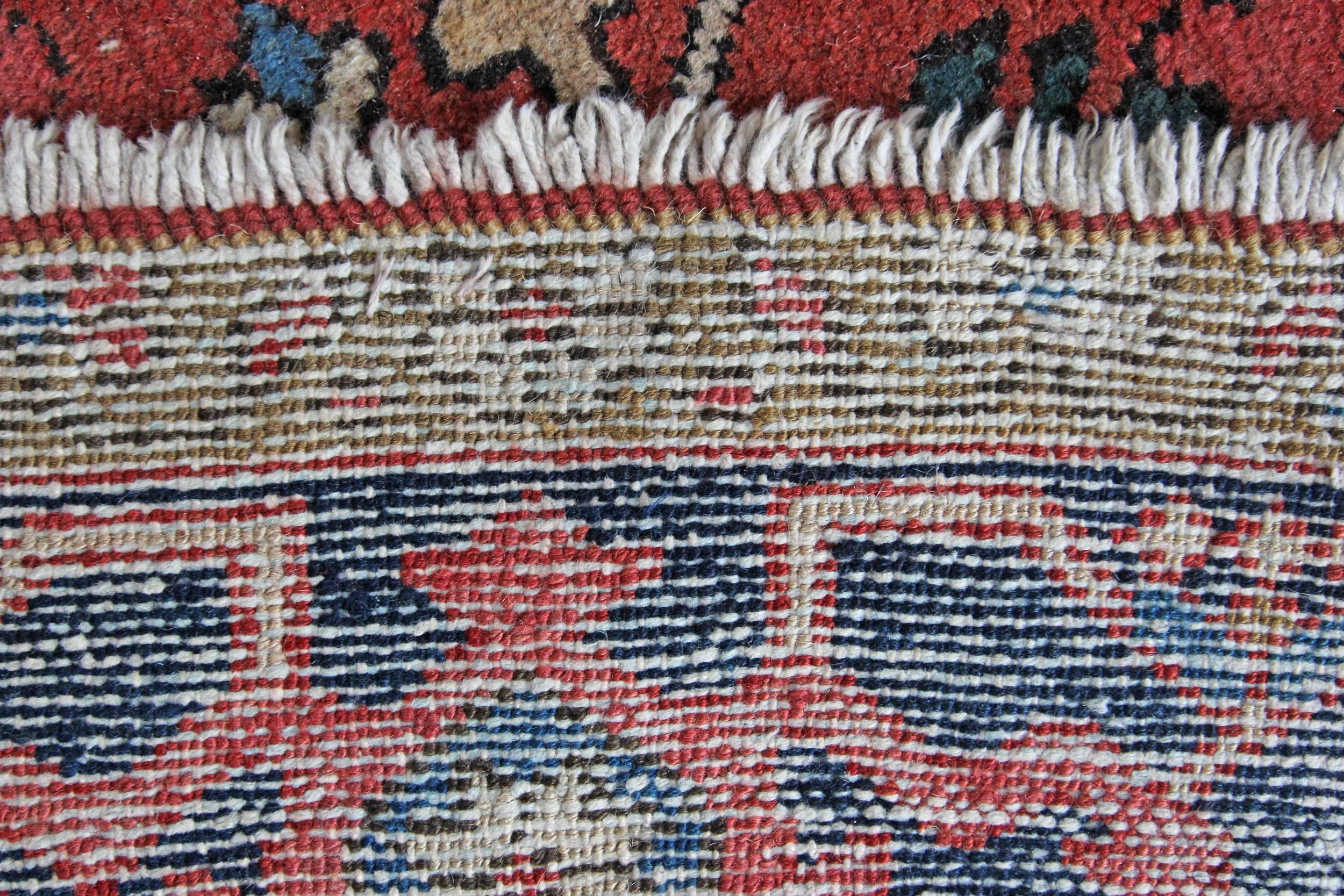 Wool Antique Heriz Carpet