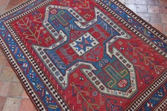Antique Sewan Kazak Rug