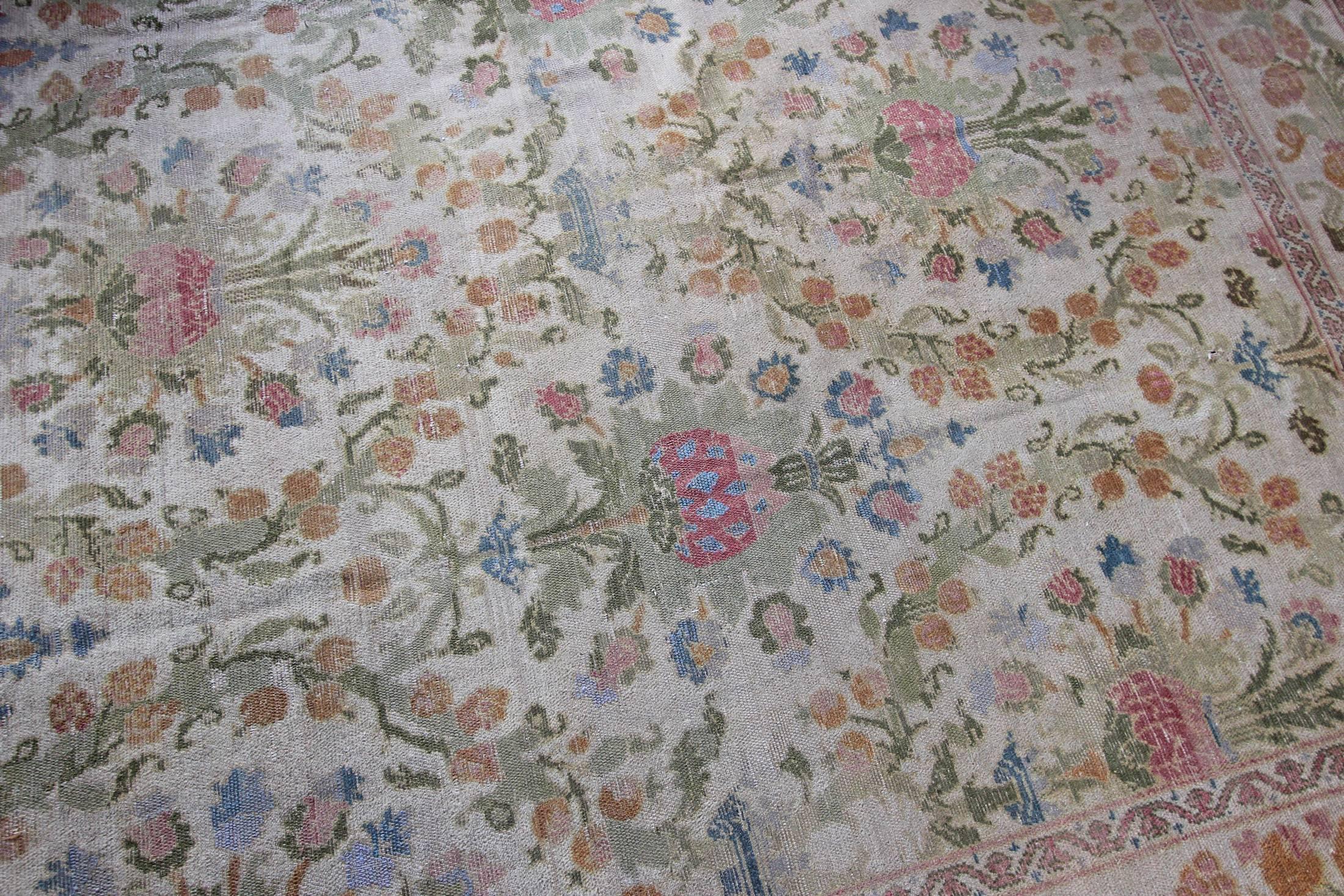 Antique Cuenca Spanish Carpet 2