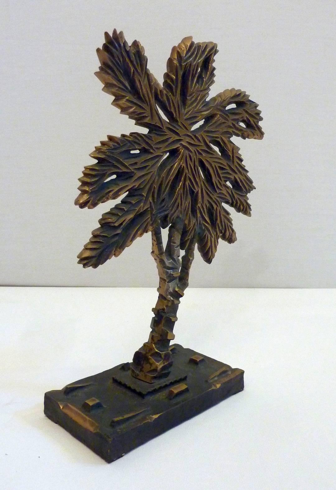 Italian  Mario Rossello Bronze Tree Sculpture 