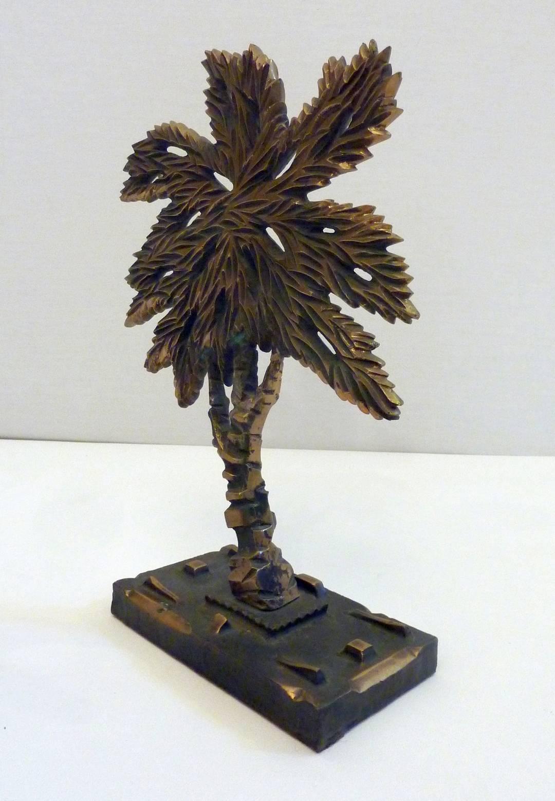Cast  Mario Rossello Bronze Tree Sculpture 