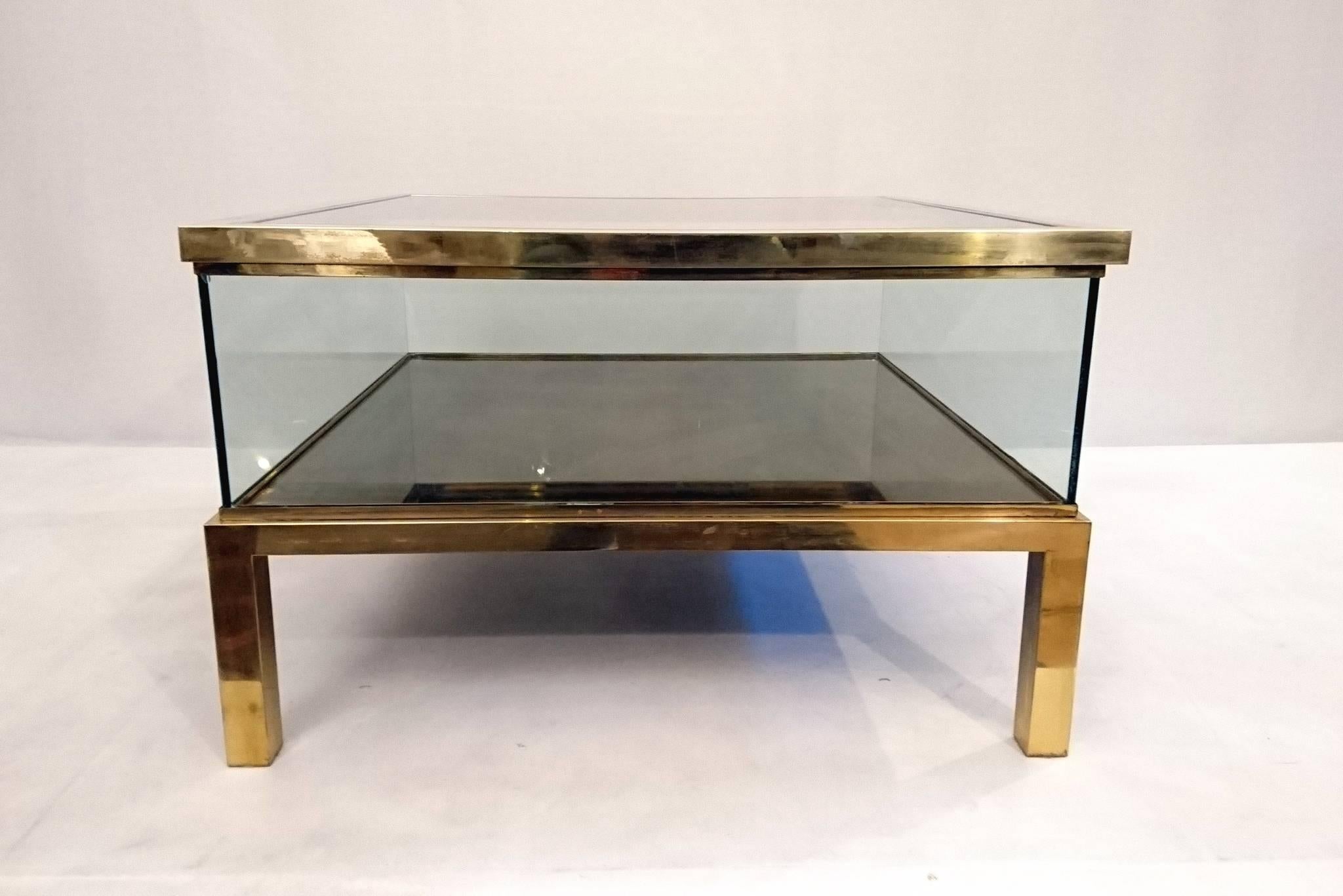 coffee table with sliding top