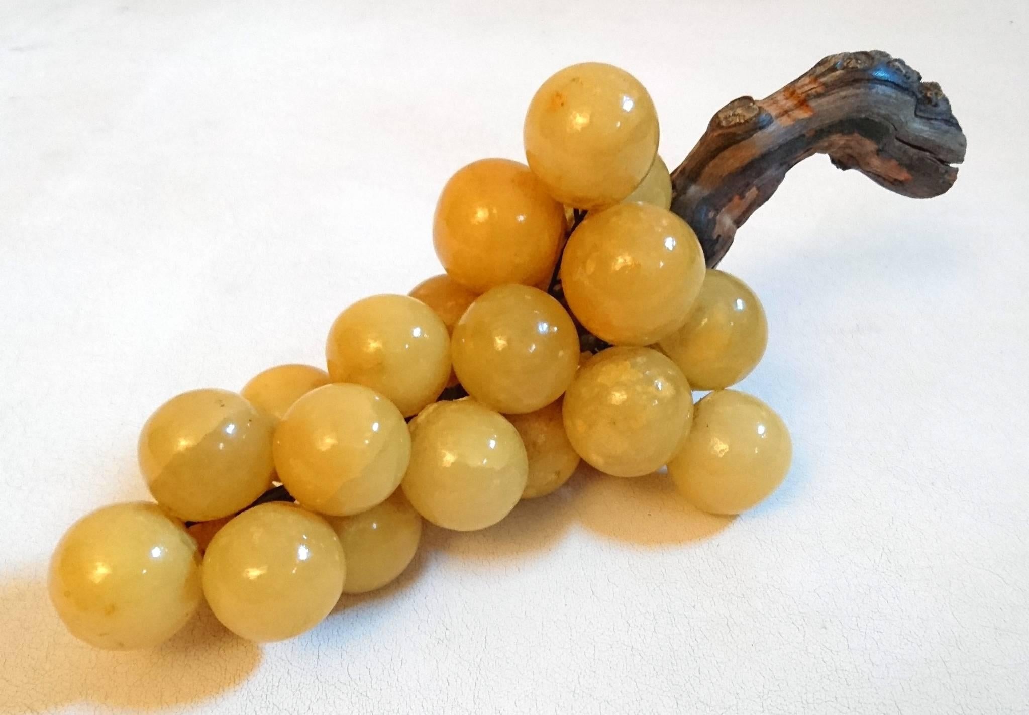 vintage alabaster grapes