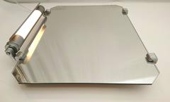 Art Deco Bathroom Mirror with Lamp and Separate Shelf