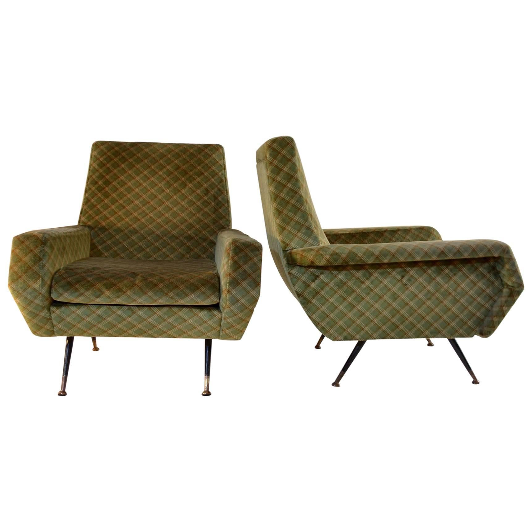 Midcentury Armchairs in the Manner of Marco Zanuso, Italy