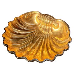 Retro Large San Marco Ceramic Clam Bowl, Italy