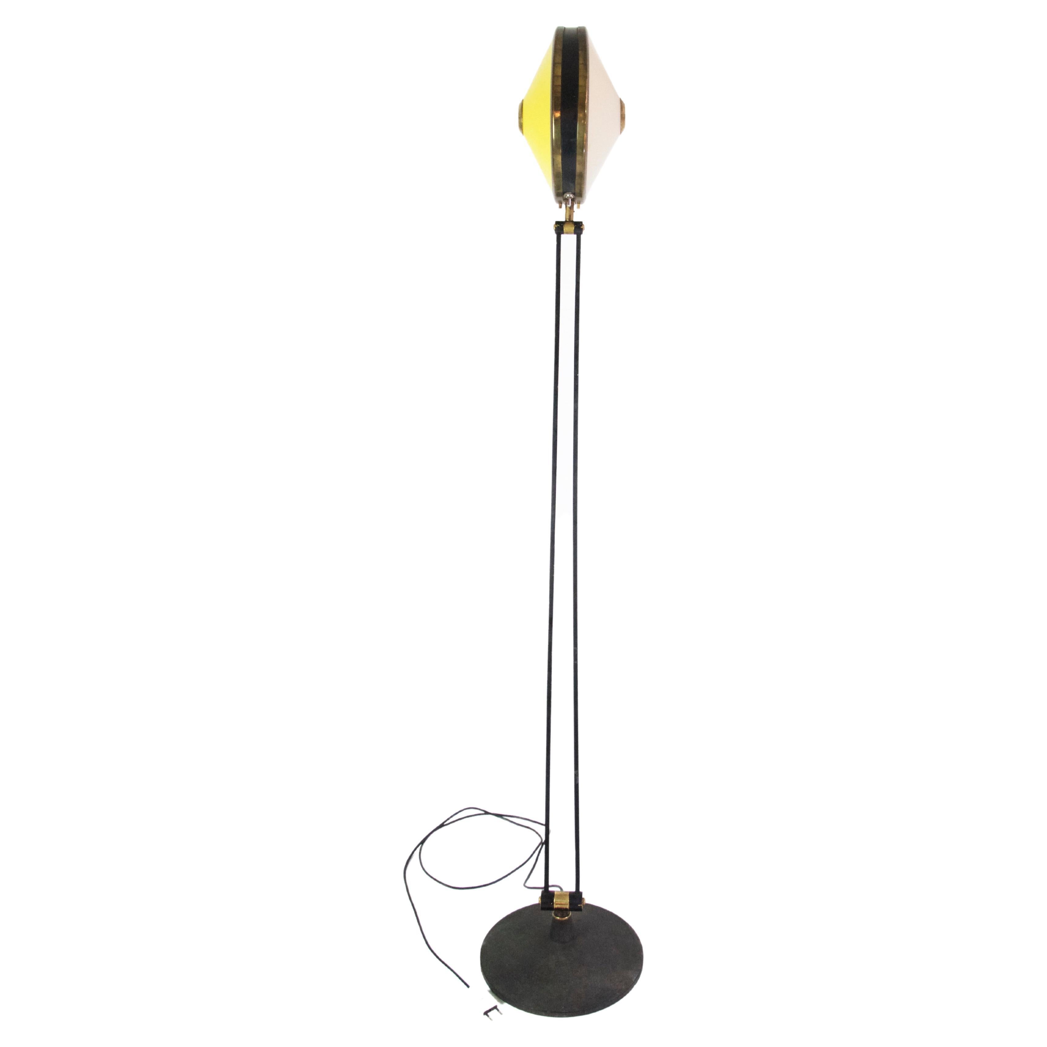 Midcentury Stilnovo Adjustable Standard Lamp Model 4067