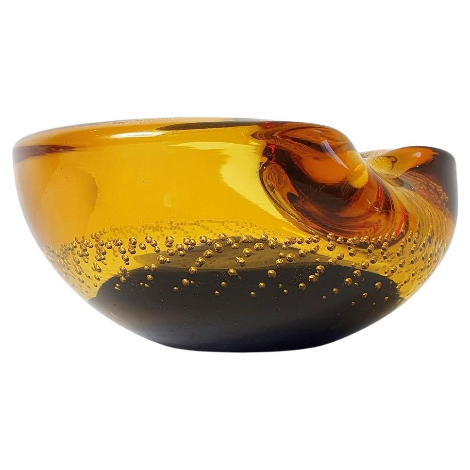 Mid-Century Modern Mid-Century Murano Glass Bowl, Italy  For Sale